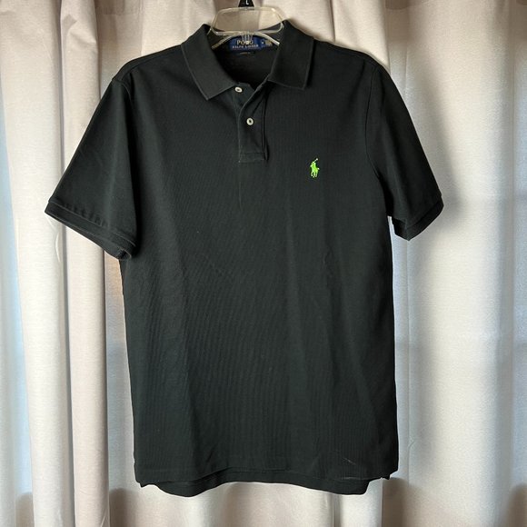 Ralph Lauren polo black/lime green - Picture 1 of 1